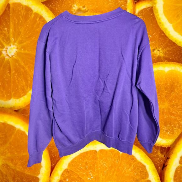 MV Sport Women‎ Purple University of Scranton Fleece Crew Neck Sweatshirt Size M - Picture 3 of 7